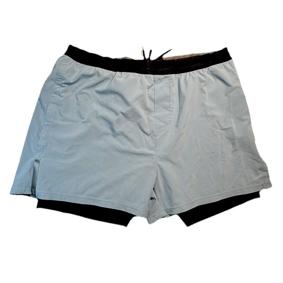 RHONE Other - Rhone Men's XXL Lined Athletic Running Shorts Light Blue‎ 5" Inseam Stretch